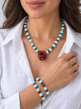 Load image into Gallery viewer, Brisa Escarlata bracelets modeled; each bracelet and necklace sold separately