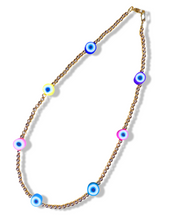 Cargar imagen en el visor de la galería, Collar de ojo turco de Capadocia