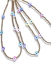 Cargar imagen en el visor de la galería, Collar de ojo turco de Capadocia